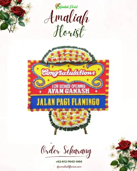 Sewa Papan Bunga Trembes